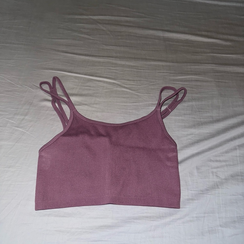 Forever 21 | New | Mauve Ribbed Crop Top